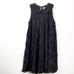 Tibi Textured Black Sleeveless Mini Dress